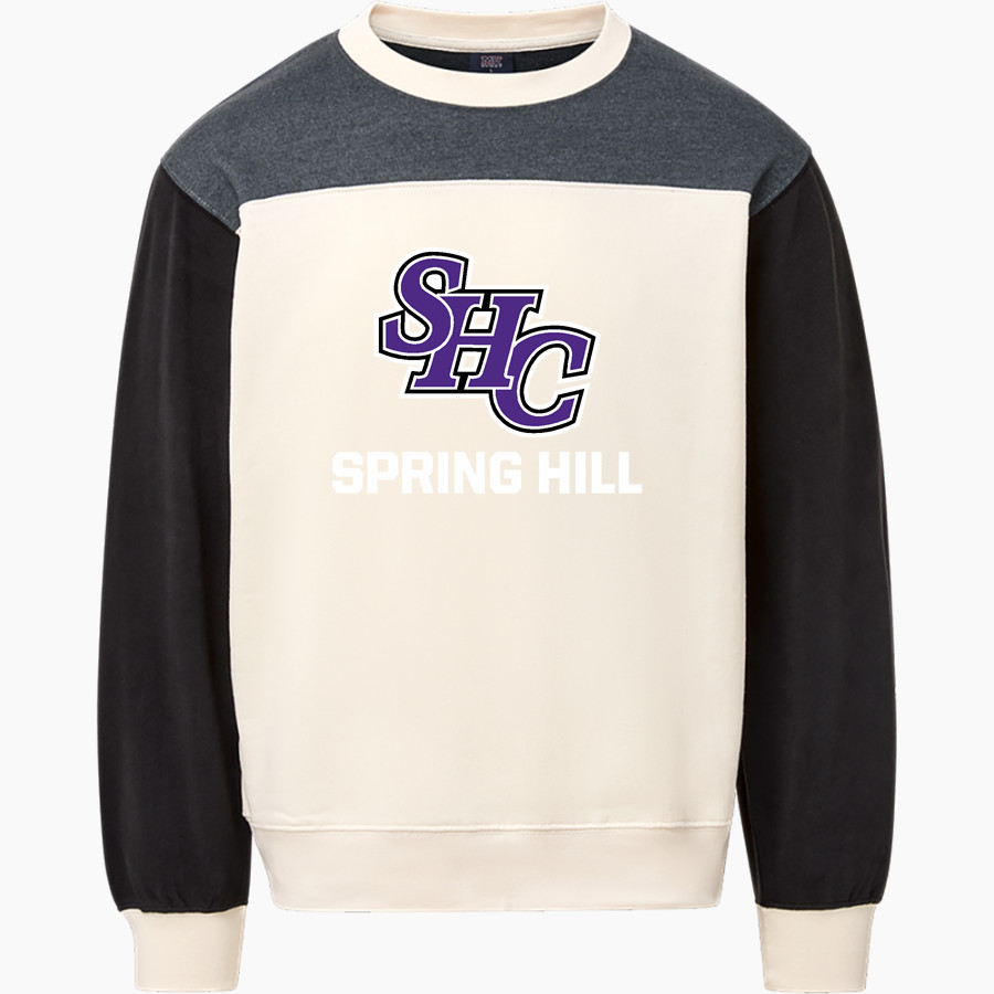 Spring Hill Badgers MV Sport Unisex Colorblock Crew