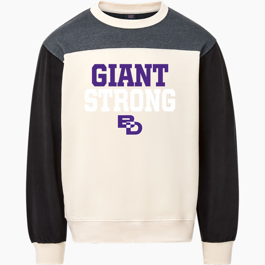 Ben Davis Giants MV Sport Unisex Colorblock Crew