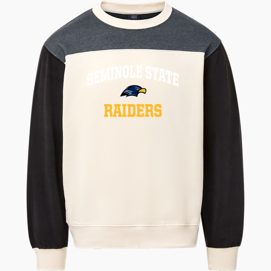 Seminole State College Raiders <span class="pdp-name-mascot">Seminole State Raiders</span> MV Sport Unisex Colorblock Crew