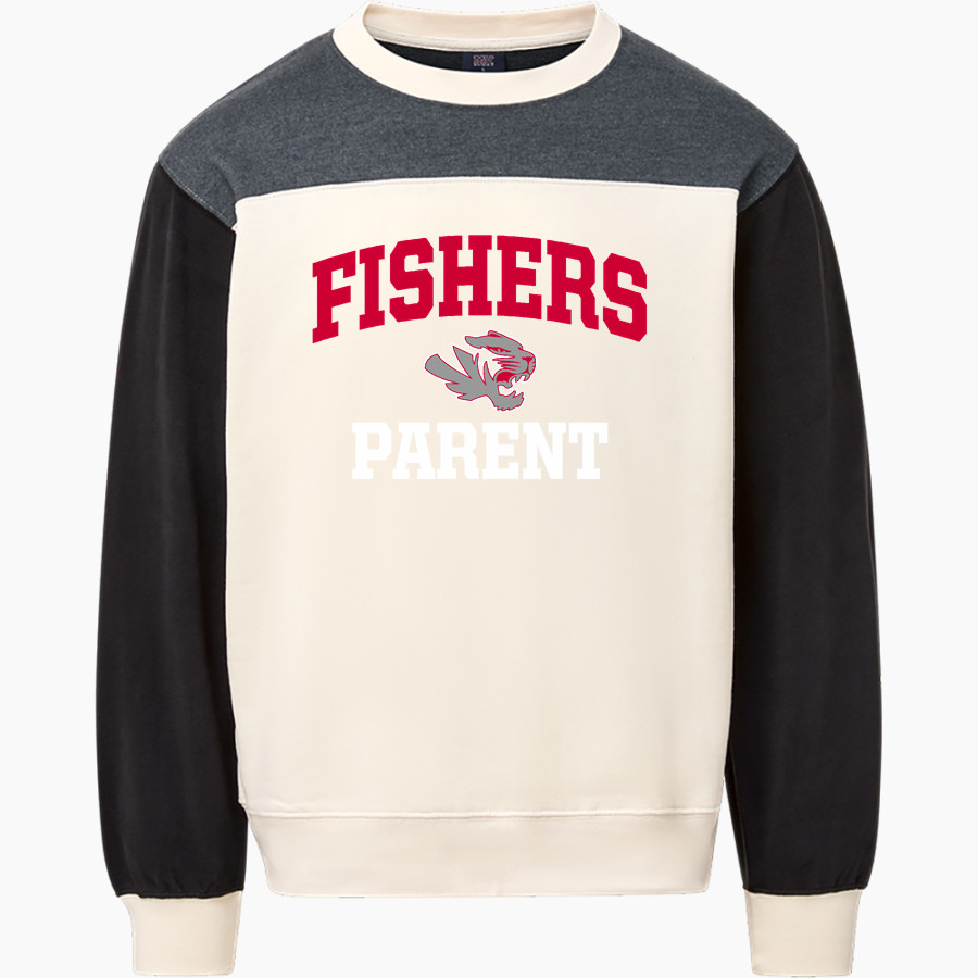 FISHERS HIGH SCHOOL TIGERS <span class="pdp-name-mascot">FISHERS TIGERS</span> MV Sport Unisex Colorblock Crew