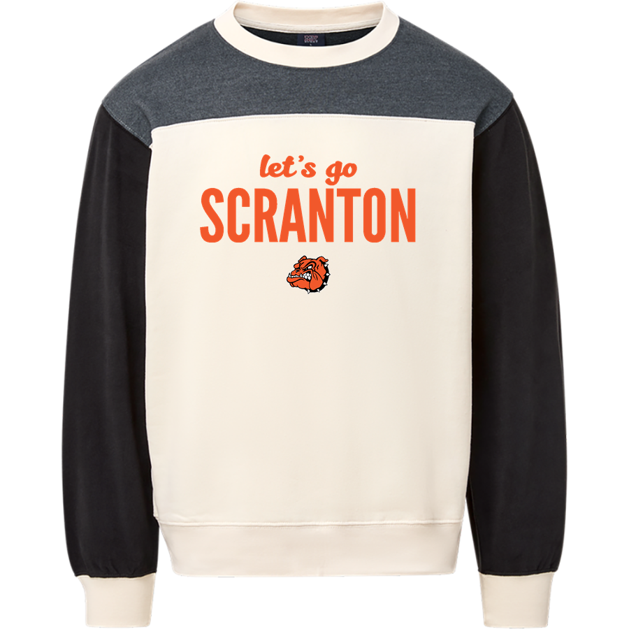 Scranton Bulldogs <span class="pdp-name-mascot">Scranton Middle School Bulldogs</span> MV Sport Unisex Colorblock Crewneck