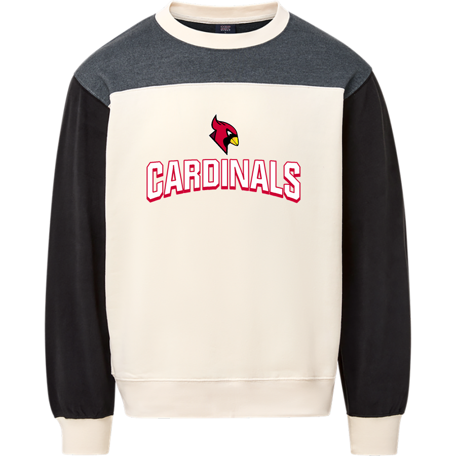 Sacred Heart Cardinals <span class="pdp-name-mascot">Sacred Heart Cardinals</span> MV Sport Unisex Colorblock Crewneck