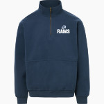 REAVIS HIGH SCHOOL RAMS MV Sport Men's Vintage Fleece 1/4 Zip Front Thumbnail