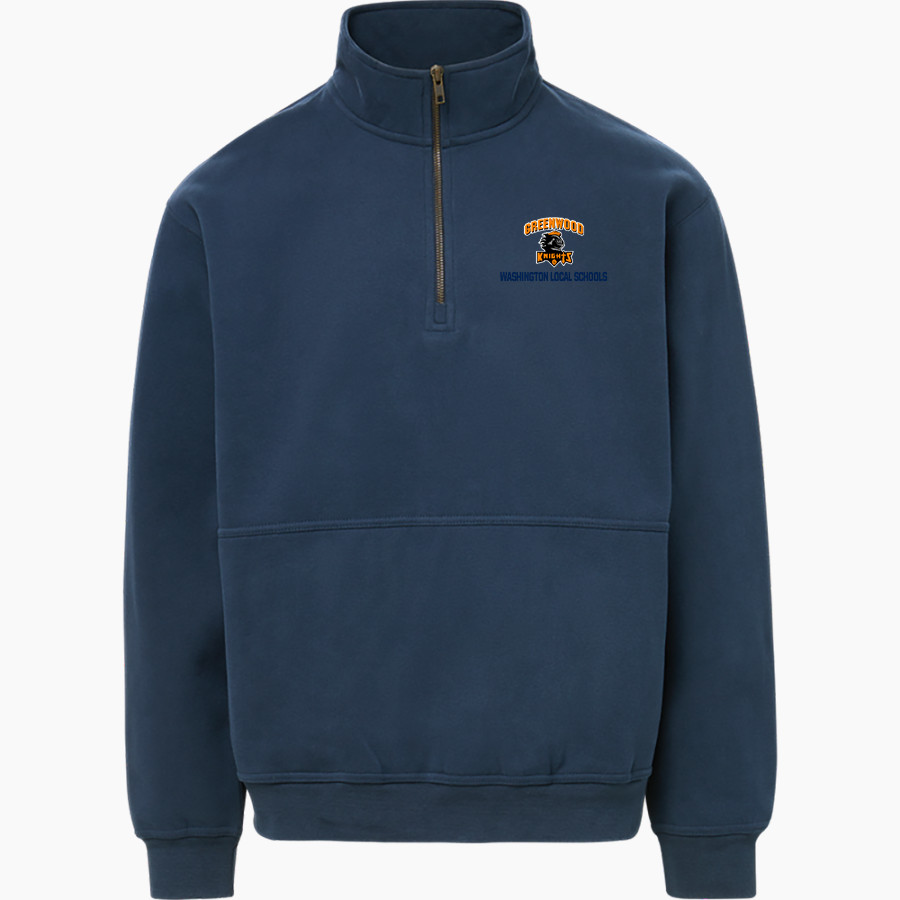 Washington Local Schools Online Store <span class="pdp-name-mascot">WHITMER PANTHERS</span> MV Sport Men's Vintage Fleece 1/4 Zip