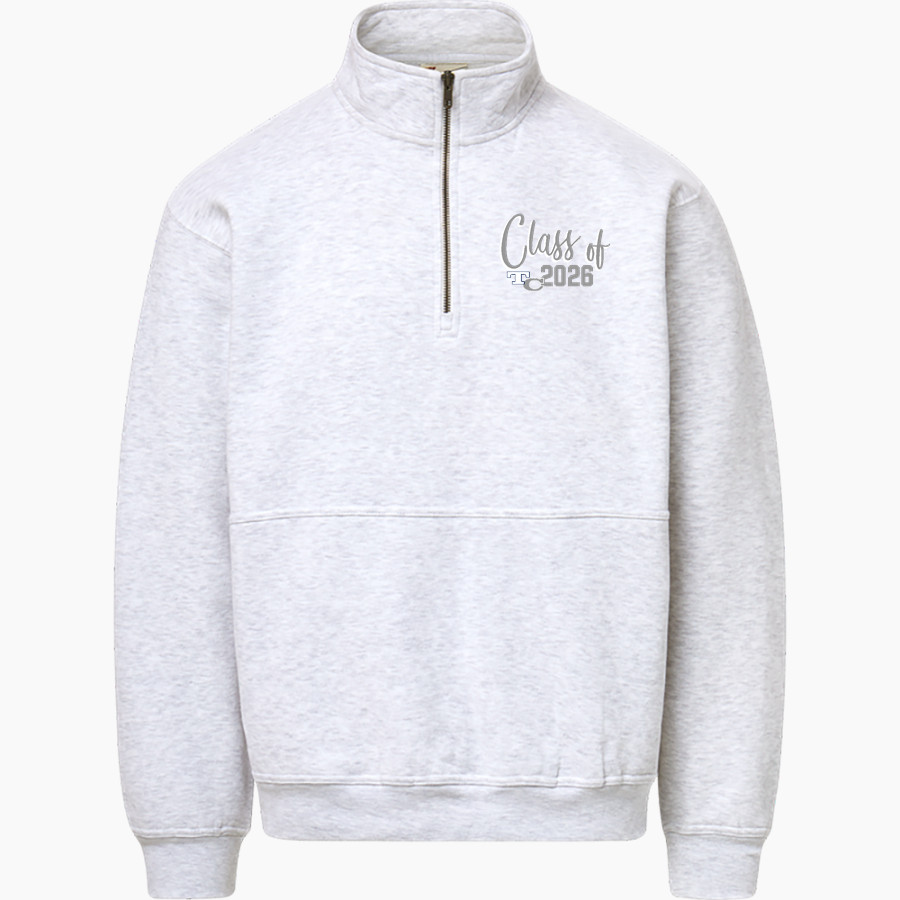 Temple Christian Pioneers <span class="pdp-name-mascot">Temple Christian Pioneers</span> MV Sport Men's Vintage Fleece 1/4 Zip