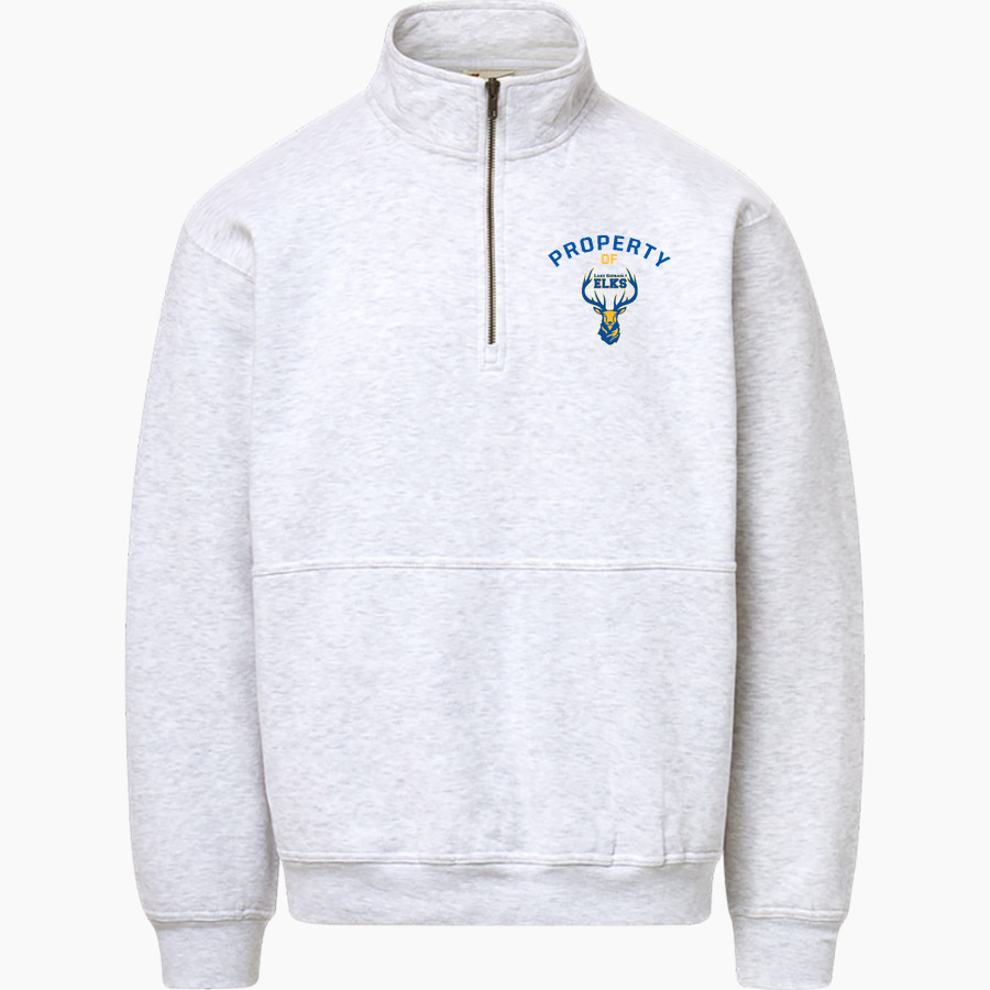 LAKE QUINAULT HIGH SCHOOL ELKS <span class="pdp-name-mascot">LAKE QUINAULT ELKS</span> MV Sport Men's Vintage Fleece 1/4 Zip