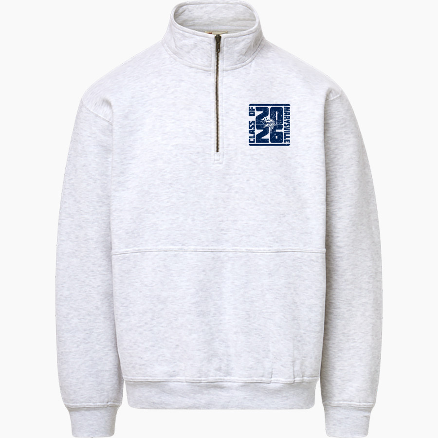 MARYSVILLE HIGH SCHOOL VIKINGS <span class="pdp-name-mascot">MARYSVILLE VIKINGS</span> MV Sport Men's Vintage Fleece 1/4 Zip