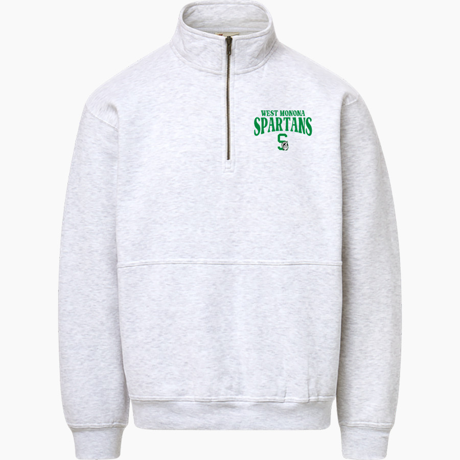 WEST MONONA HIGH SCHOOL SPARTANS <span class="pdp-name-mascot">WEST MONONA SPARTANS</span> MV Sport Men's Vintage Fleece 1/4 Zip