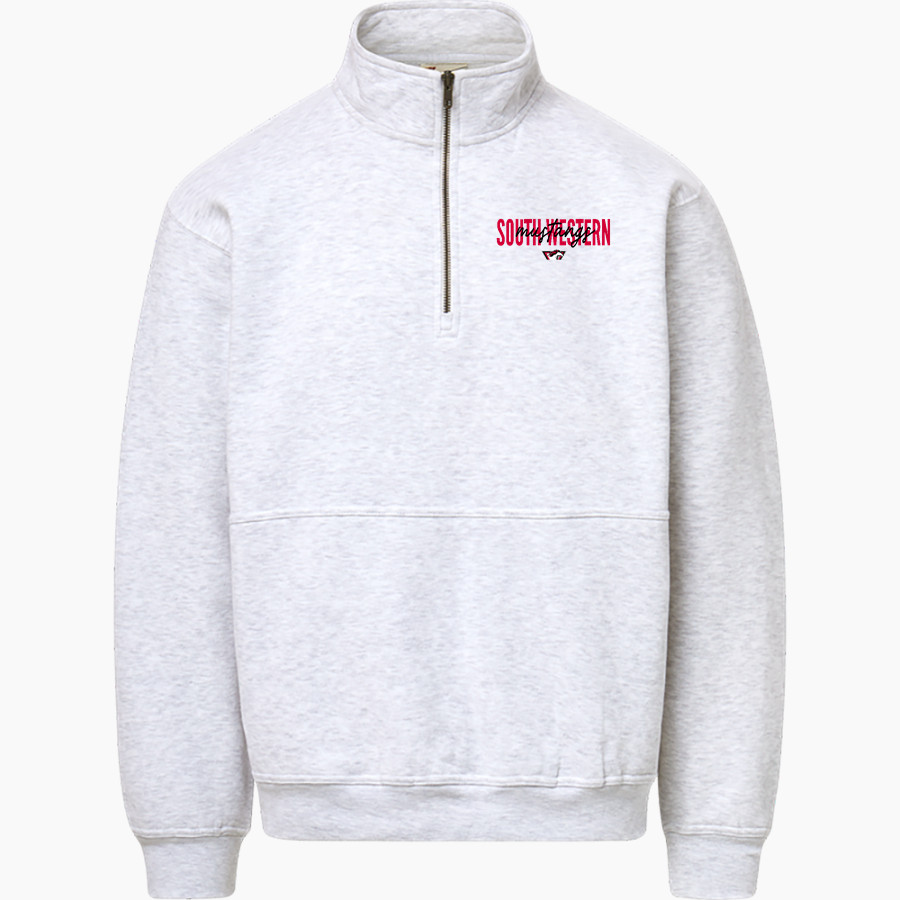SOUTH WESTERN SENIOR HIGH SCHOOL MUSTANGS <span class="pdp-name-mascot">SOUTH WESTERN MUSTANGS</span> MV Sport Men's Vintage Fleece 1/4 Zip
