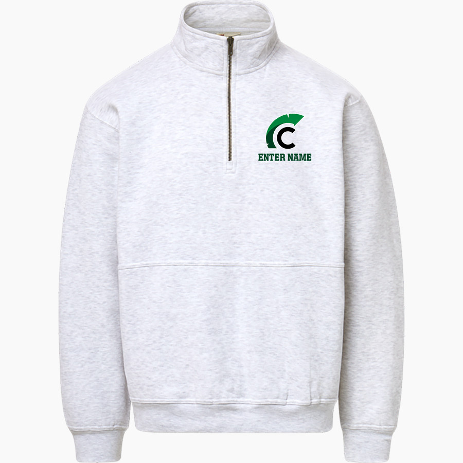 Calvary Christian Spartans <span class="pdp-name-mascot">Calvary Christian Spartans</span> MV Sport Men's Vintage Fleece 1/4 Zip