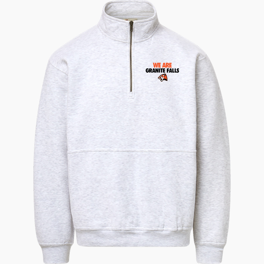 GRANITE FALLS HIGH SCHOOL TIGERS <span class="pdp-name-mascot">GRANITE FALLS TIGERS</span> MV Sport Men's Vintage Fleece 1/4 Zip