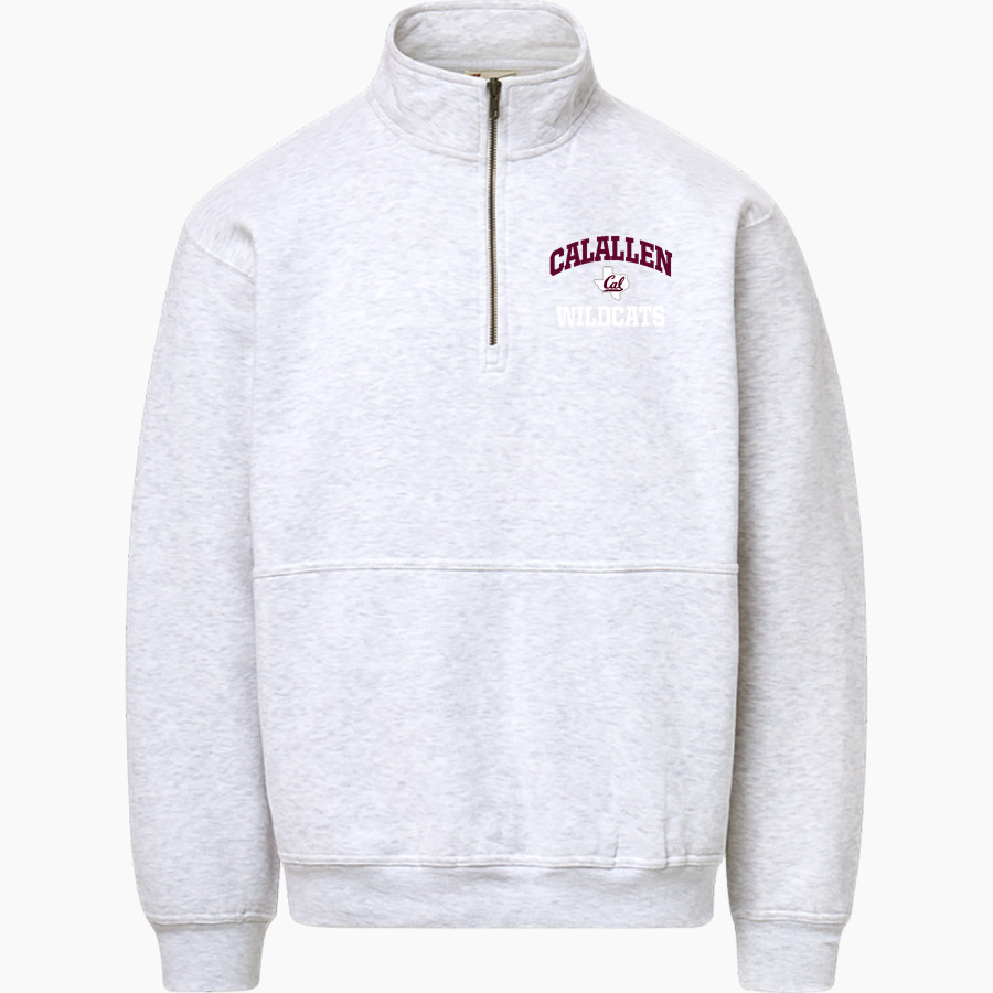 CALALLEN HIGH SCHOOL WILDCATS <span class="pdp-name-mascot">CALALLEN WILDCATS</span> MV Sport Men's Vintage Fleece 1/4 Zip
