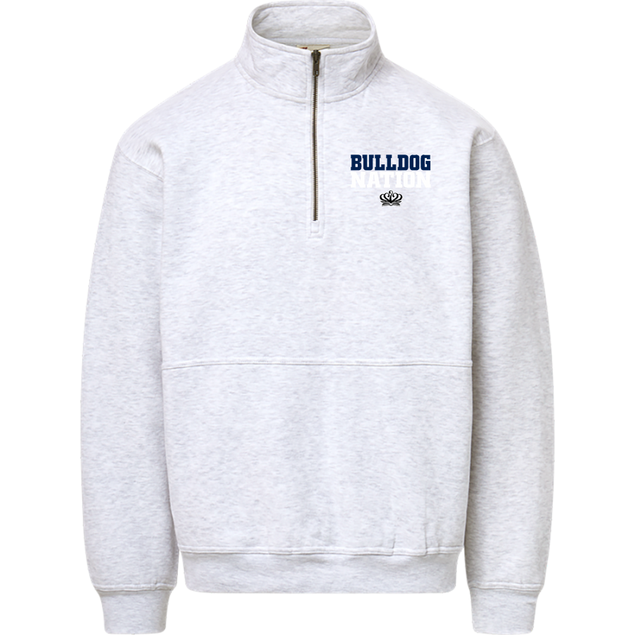 BIS Bulldogs <span class="pdp-name-mascot">British International School of Chicago Bulldogs</span> MV Sport Men's Vintage Fleece 1/4 Zip