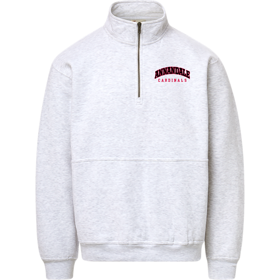 Annandale Cardinals <span class="pdp-name-mascot">Annandale Schools Cardinals</span> MV Sport Men's Vintage Fleece 1/4 Zip