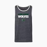 Woods Charter Wolves MV Sport Men's Ringer Tank Front Thumbnail