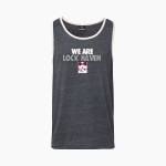 Lock Haven Bald Eagles <span class="pdp-name-mascot">Lock Haven University Bald Eagles</span> MV Sport Men's Ringer Tank Front Thumbnail