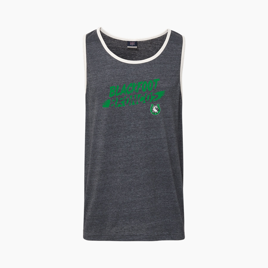 Blackfoot Broncos MV Sport Men's Ringer Tank