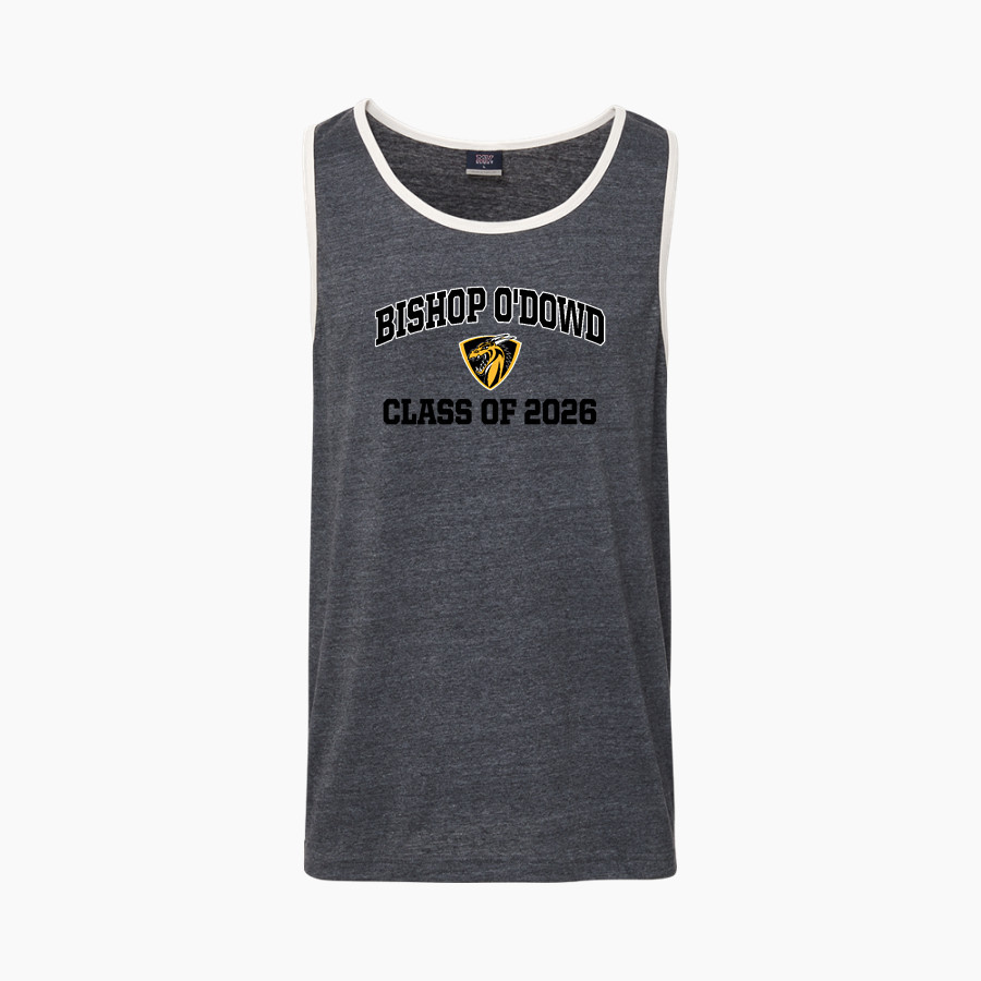 BISHOP O'DOWD HIGH SCHOOL DRAGONS <span class="pdp-name-mascot">BISHOP O‘DOWD DRAGONS</span> MV Sport Men's Ringer Tank