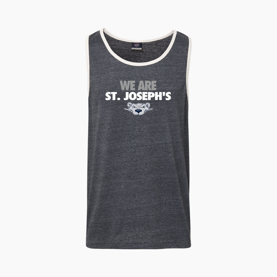 St. Joseph's University, New York <span class="pdp-name-mascot">St. Joseph's University, New York</span> MV Sport Men's Ringer Tank