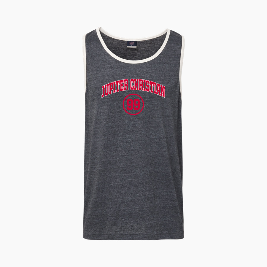 Jupiter Christian Eagles MV Sport Men's Ringer Tank