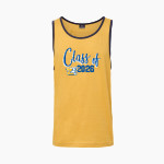ZION LUTHERAN Warriors <span class="pdp-name-mascot">ZION LUTHERAN SCHOOL Warriors</span> MV Sport Men's Ringer Tank Front Thumbnail