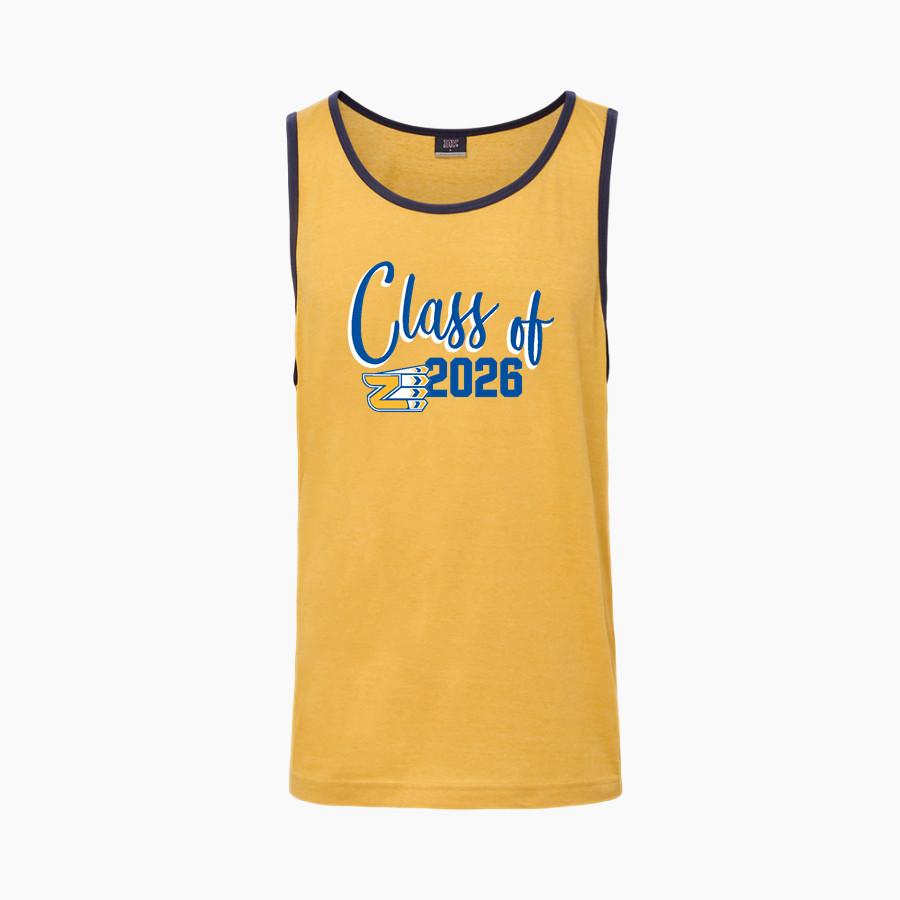 ZION LUTHERAN Warriors <span class="pdp-name-mascot">ZION LUTHERAN SCHOOL Warriors</span> MV Sport Men's Ringer Tank