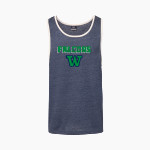 WOODINVILLE HIGH SCHOOL FALCONS MV Sport Men's Ringer Tank Front Thumbnail