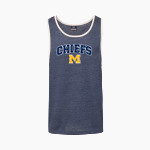 Massapequa Chiefs <span class="pdp-name-mascot">Massapequa Chiefs</span> MV Sport Men's Ringer Tank Front Thumbnail