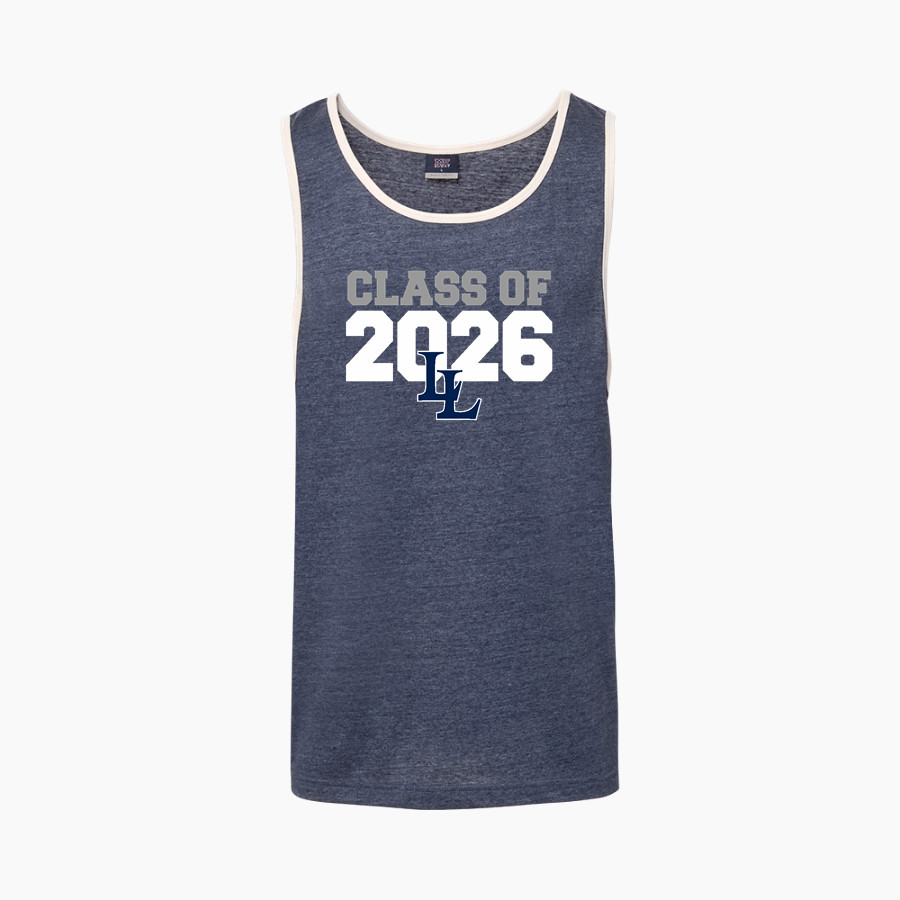 La Lumiere School Lakers Online Store <span class="pdp-name-mascot">La Lumiere Lakers</span> MV Sport Men's Ringer Tank