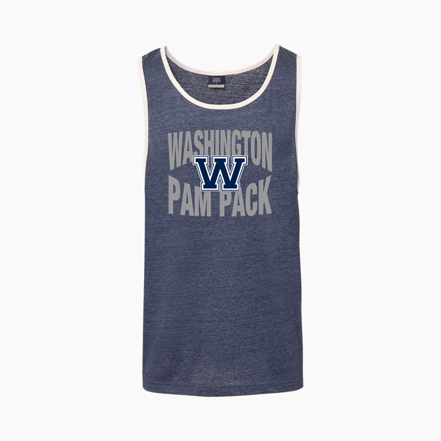 Washington Pam Pack <span class="pdp-name-mascot">Washington High School Pam Pack</span> MV Sport Men's Ringer Tank