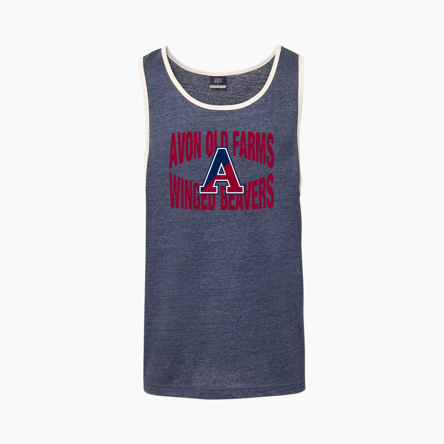 Avon Old Farms Winged Beavers <span class="pdp-name-mascot">Avon Old Farms School Winged Beavers</span> MV Sport Men's Ringer Tank