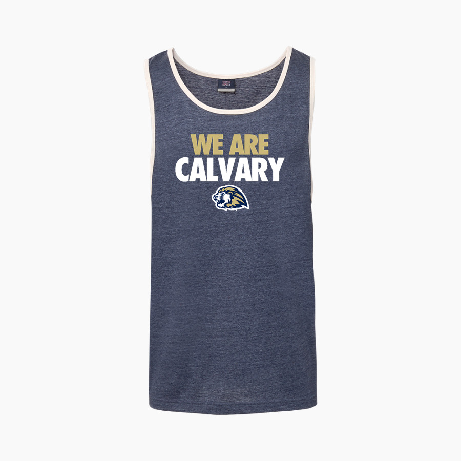 Calvary Lions <span class="pdp-name-mascot">Calvary Lions</span> MV Sport Men's Ringer Tank
