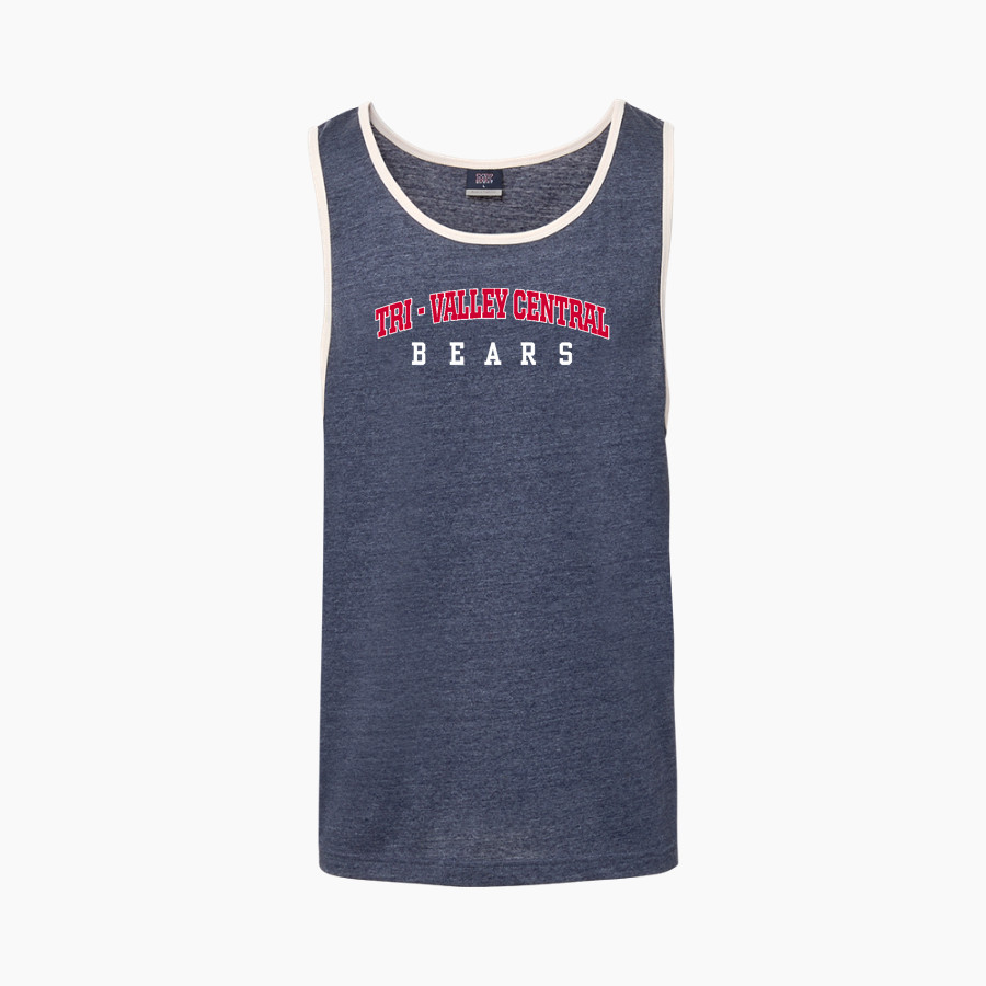 Tri - Valley Central Bears <span class="pdp-name-mascot">Tri - Valley Central Bears</span> MV Sport Men's Ringer Tank