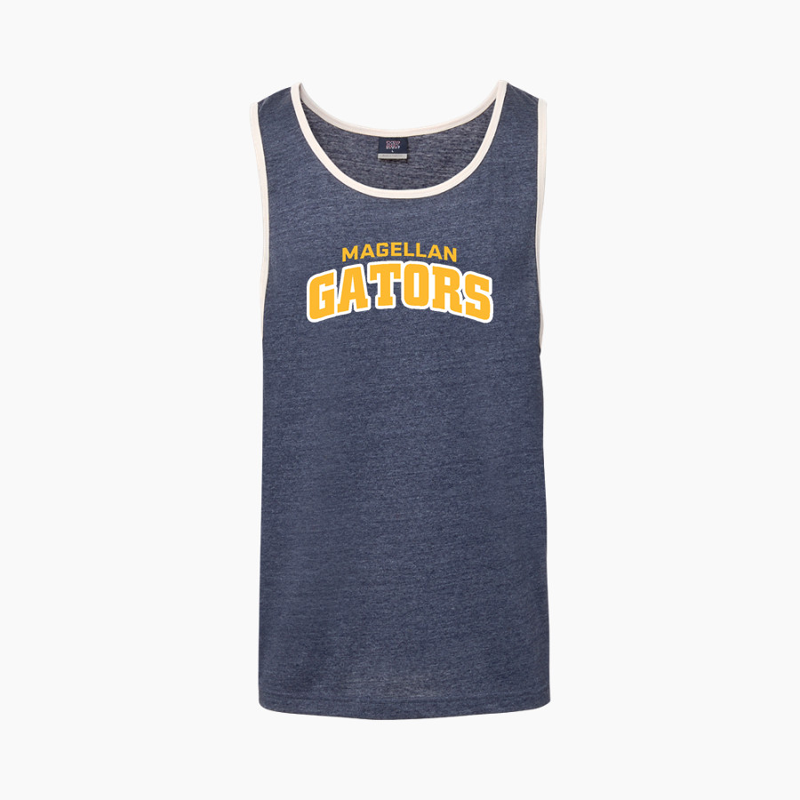 Magellan International School The Online Store <span class="pdp-name-mascot">Magellan Gators</span> MV Sport Men's Ringer Tank