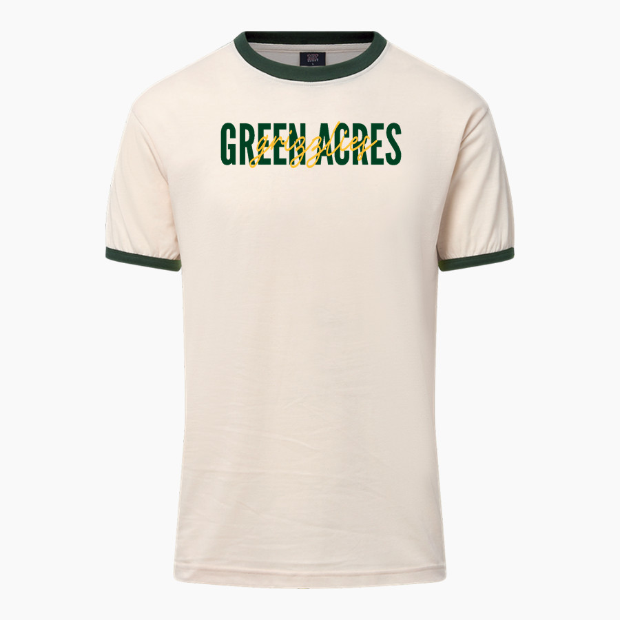 Green Acres Grizzlies <span class="pdp-name-mascot">Green Acres School Grizzlies</span> MV Sport Men's Ringer Tee