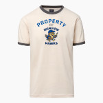 Highview Hawks <span class="pdp-name-mascot">Highview Elementary School Hawks</span> MV Sport Men's Ringer Tee Front Thumbnail