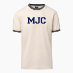 Modesto Junior College Pirates MV Sport Men's Ringer Tee Front Thumbnail