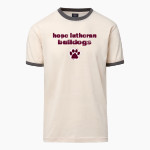 Hope Lutheran Bulldogs <span class="pdp-name-mascot">Hope Lutheran School Bulldogs</span> MV Sport Men's Ringer Tee Front Thumbnail