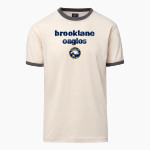 Brooklane Baptist Eagles MV Sport Men's Ringer Tee Front Thumbnail