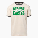 Eastern Alamance Eagles MV Sport Men's Ringer Tee Front Thumbnail