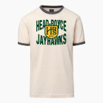 Head-Royce Jayhawks MV Sport Men's Ringer Tee Front Thumbnail
