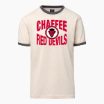 Chaffee Red Devils <span class="pdp-name-mascot">Chaffee Schools Red Devils</span> MV Sport Men's Ringer Tee Front Thumbnail