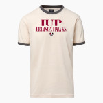 Indiana University of Pennsylvania <span class="pdp-name-mascot">Indiana University Of PA Hawks</span> MV Sport Men's Ringer Tee Front Thumbnail