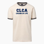 Crown of Life Knights <span class="pdp-name-mascot">Crown of Life Christian Academy Knights</span> MV Sport Men's Ringer Tee Front Thumbnail