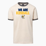 KDES Wildcats The Official Online Store <span class="pdp-name-mascot">KDES Wildcats</span> MV Sport Men's Ringer Tee Front Thumbnail