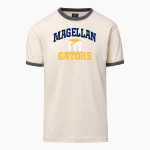 Magellan International School The Online Store <span class="pdp-name-mascot">Magellan Gators</span> MV Sport Men's Ringer Tee Front Thumbnail