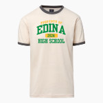 Edina High School The Official Online Store <span class="pdp-name-mascot">Edina Hornets</span> MV Sport Men's Ringer Tee Front Thumbnail