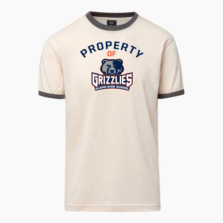 Glenn Grizzlies <span class="pdp-name-mascot">Tom Glenn Grizzlies</span> MV Sport Men's Ringer Tee