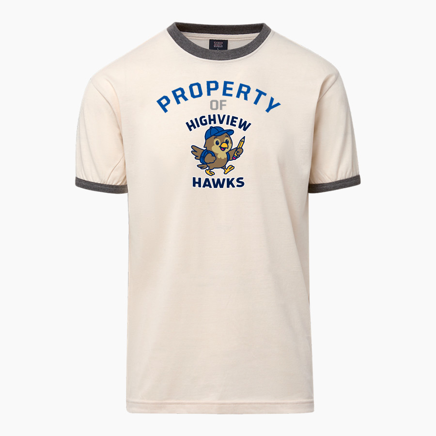 Highview Hawks <span class="pdp-name-mascot">Highview Elementary School Hawks</span> MV Sport Men's Ringer Tee