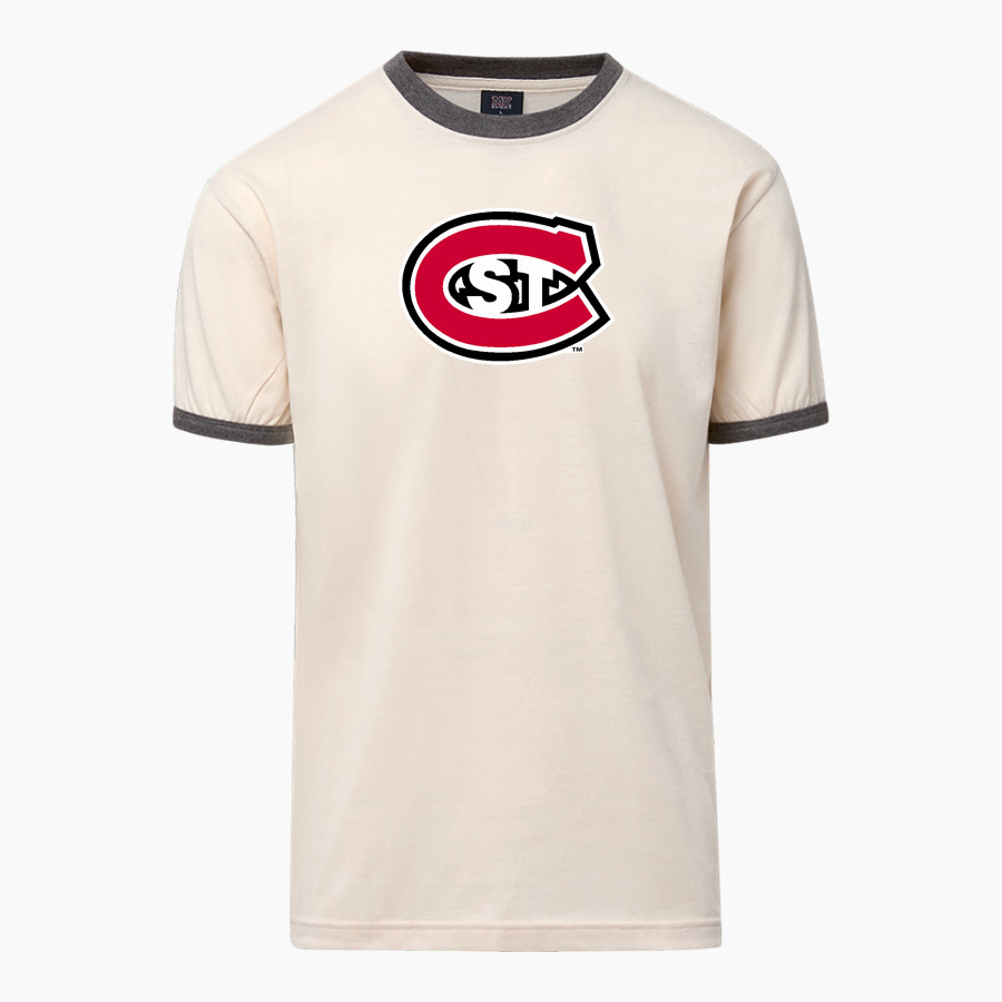 St. Cloud State University The Official Online Store <span class="pdp-name-mascot">St. Cloud State Huskies</span> MV Sport Men's Ringer Tee